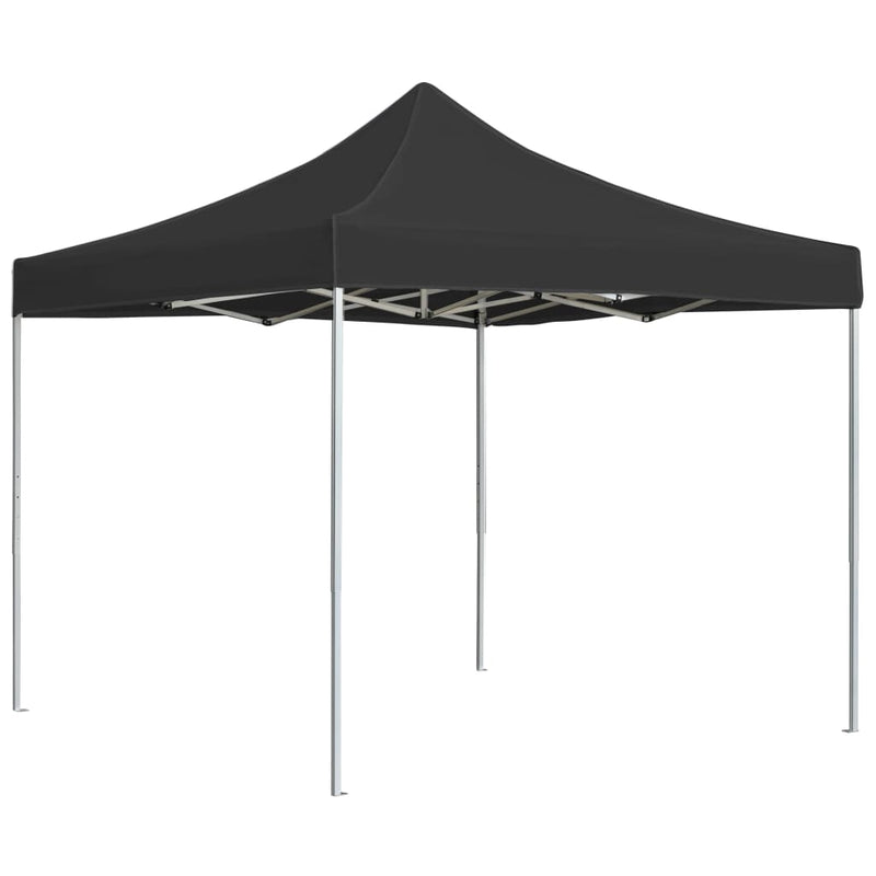 Professional Folding Party Tent Aluminium 118.1"x118.1" Anthracite