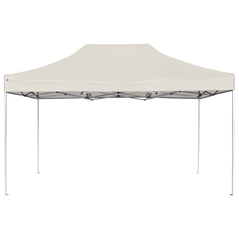 Professional Folding Party Tent Aluminium 177.2"x118.1" Cream