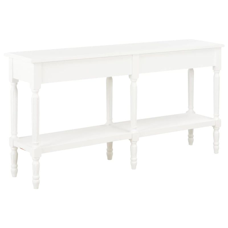Sideboard White 59.1"x13.8"x30.3" Solid Wood