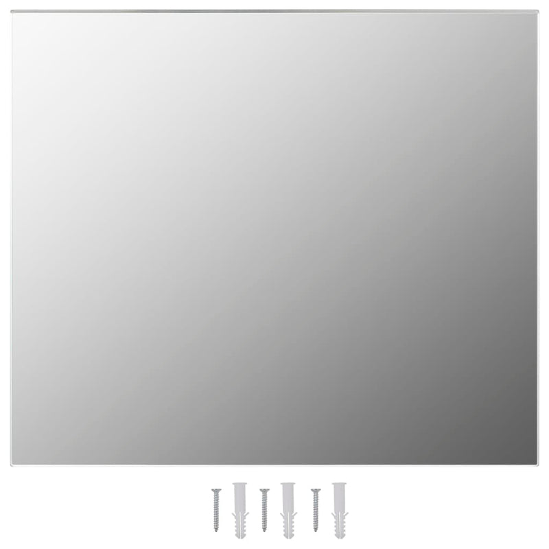 Frameless Mirror 27.6"x19.7" Glass