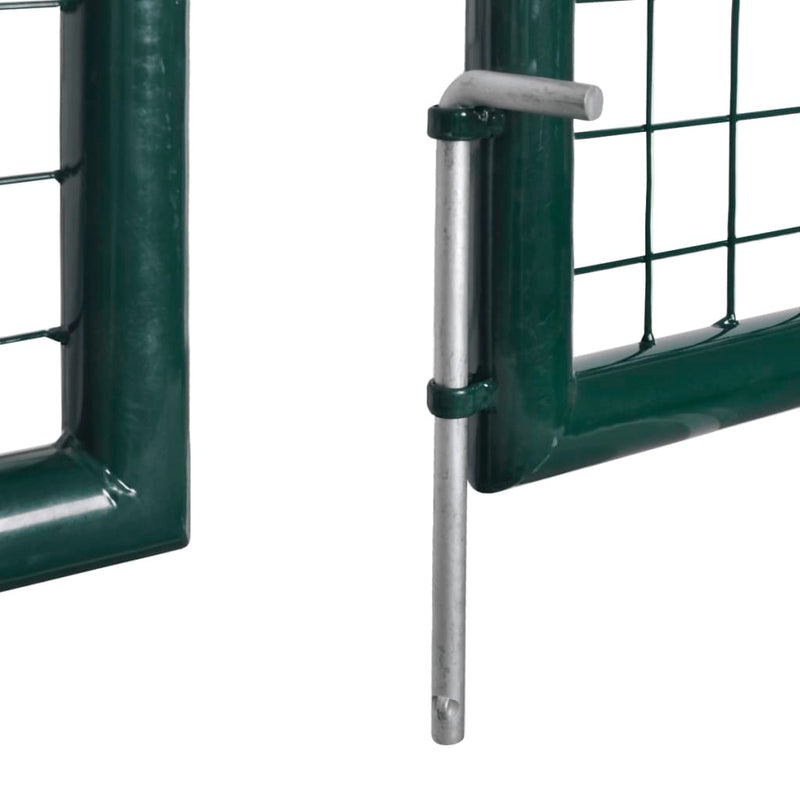 Double Door Fence Gate Powder-Coated Steel