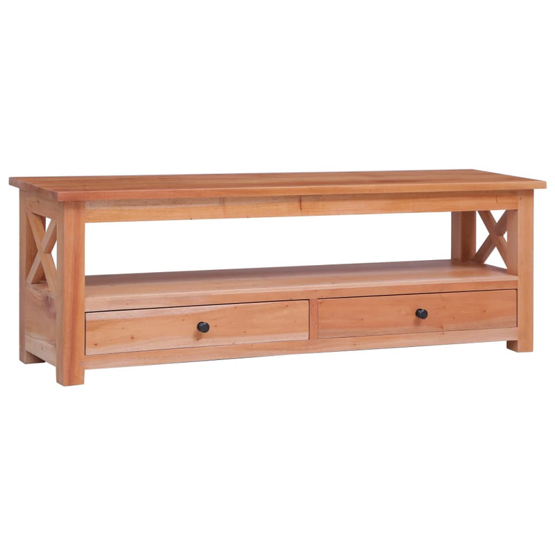 TV Cabinet 47.2"x11.8"x15.8" Solid Mahogany Wood