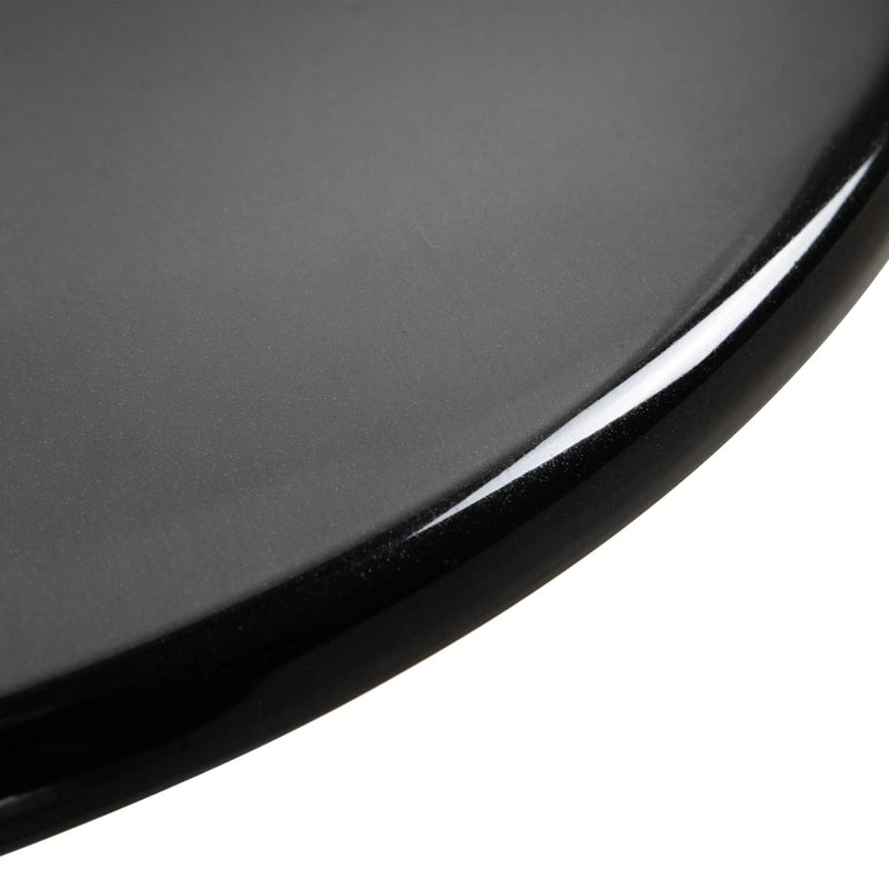 Bar Table Black Ã˜23.6" ABS