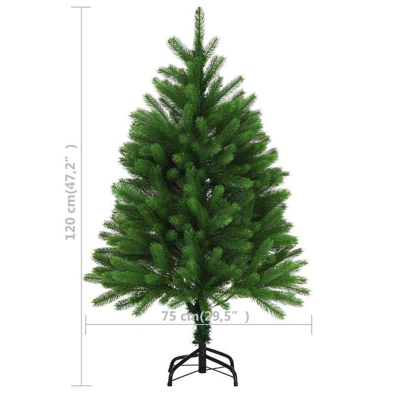 Artificial Christmas Tree Lifelike Needles 47.2" Green