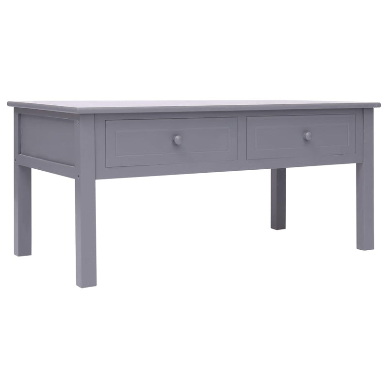 Coffee Table Gray 39.4"x19.7"x17.7" Wood