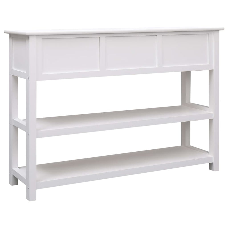 Sideboard White 45.3"x11.8"x29.9" Wood