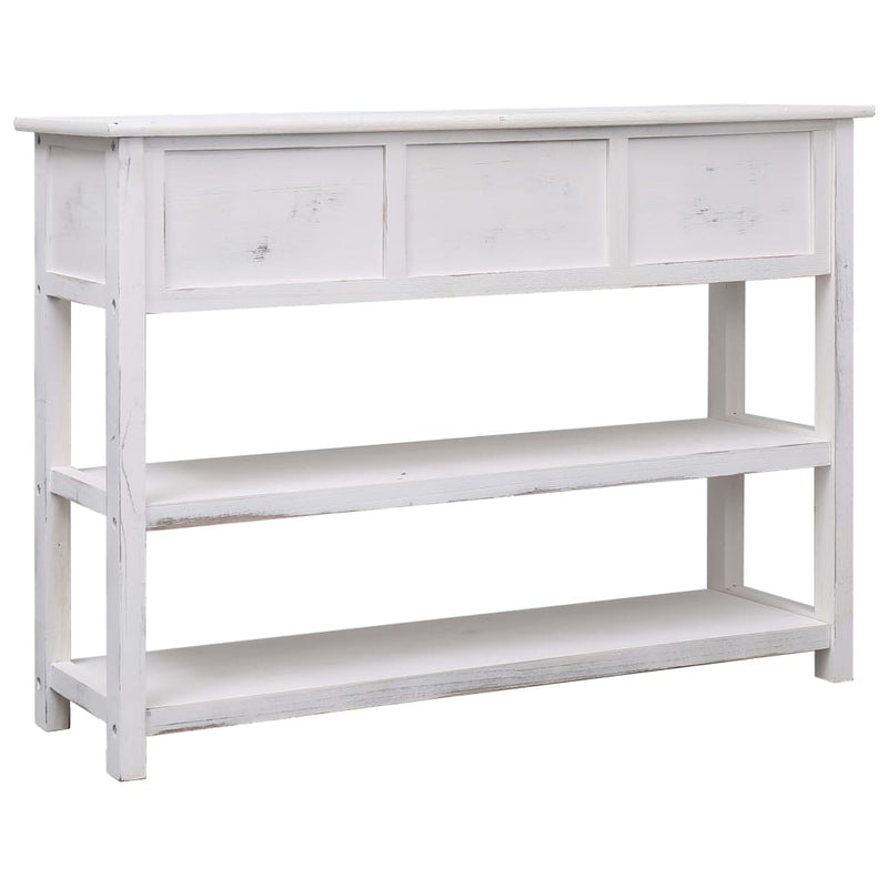 Sideboard Antique White 45.3"x11.8"x29.9" Wood