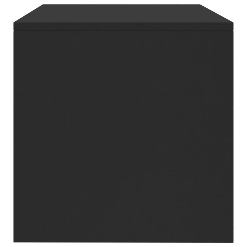 TV Cabinet Black 47.2"x15.7"x15.7" Chipboard