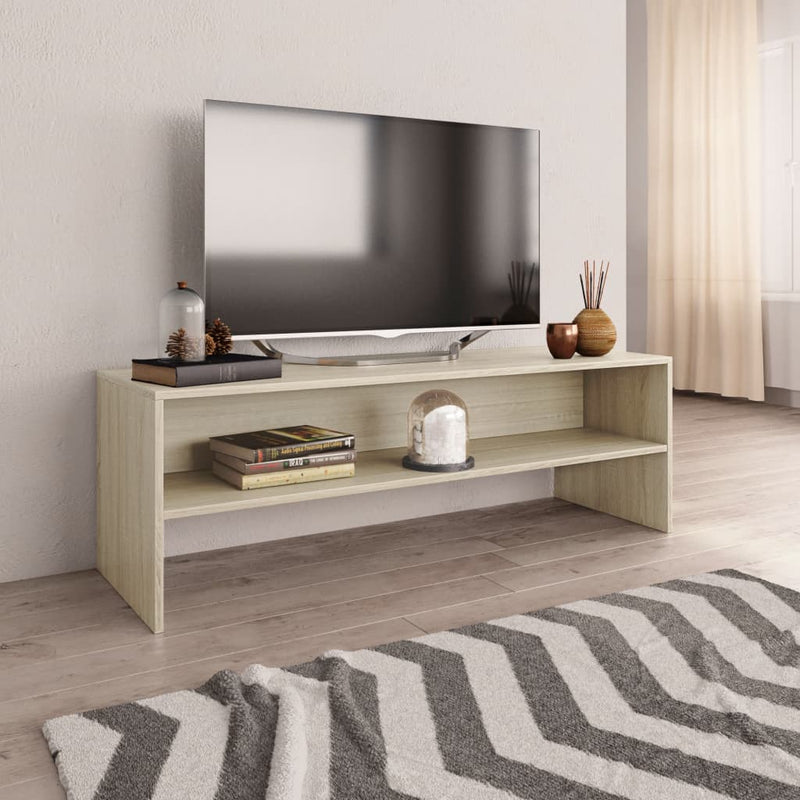 TV Cabinet Sonoma Oak 47.2"x15.7"x15.7" Chipboard