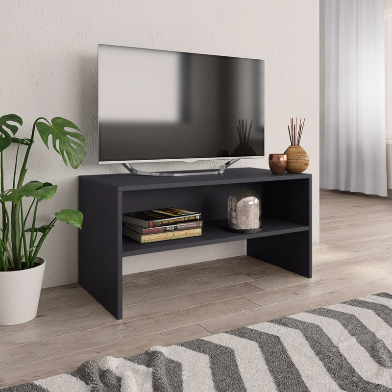 TV Cabinet Gray 31.5"x15.7"x15.7" Chipboard