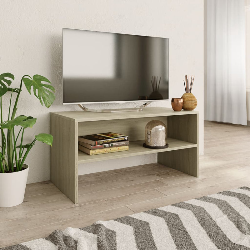 TV Cabinet Sonoma Oak 31.5"x15.7"x15.7" Chipboard