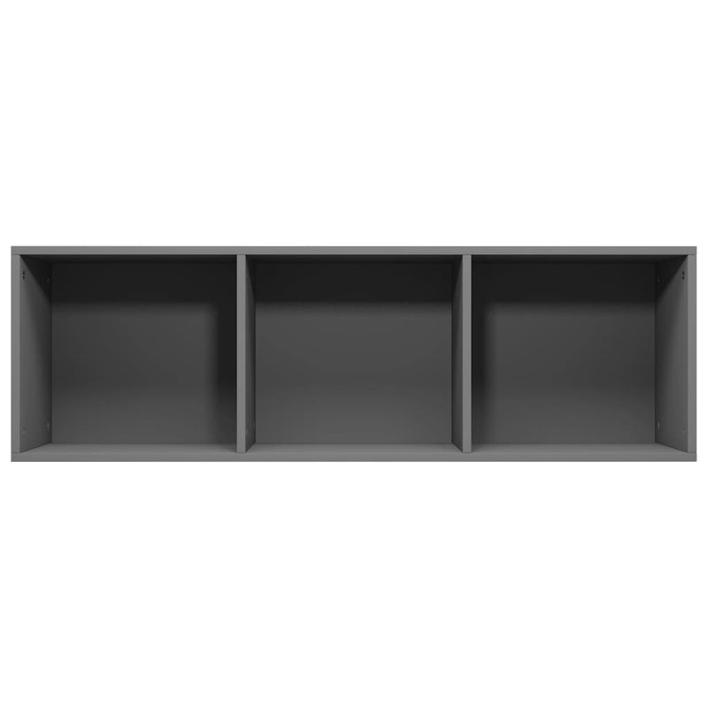 Book Cabinet/TV Cabinet Gray 14.2"x11.8"x44.9" Chipboard
