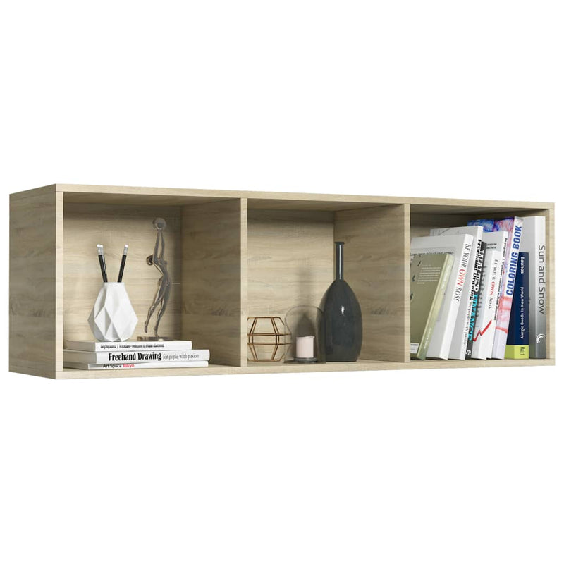 Book Cabinet/TV Cabinet Sonoma Oak 14.2"x11.8"x44.9" Chipboard