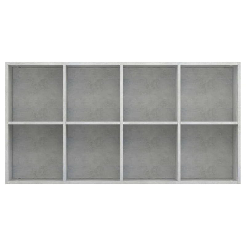 Book Cabinet/Sideboard Concrete Gray 26"x11.8"x51.2" Chipboard