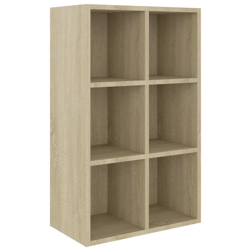 Book Cabinet/Sideboard Sonoma Oak 26"x11.8"x38.5" Chipboard