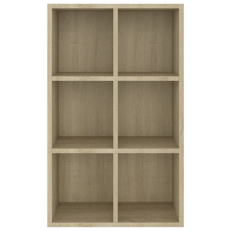 Book Cabinet/Sideboard Sonoma Oak 26"x11.8"x38.5" Chipboard