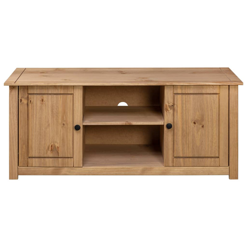 TV Cabinet 47.2"x15.7"x19.7" Solid Pine Wood Panama Range
