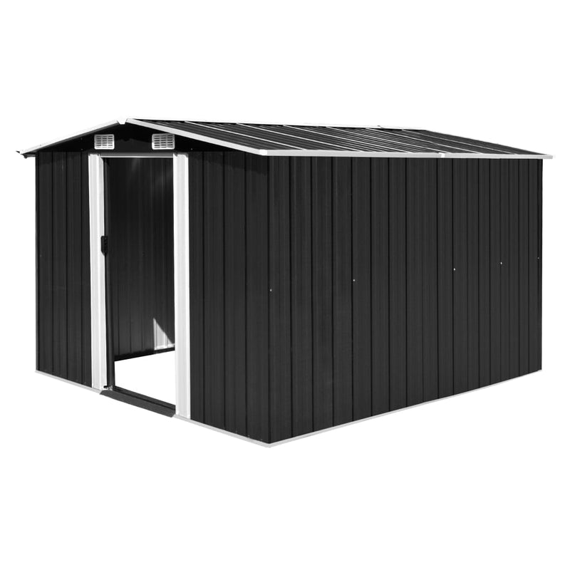 Garden Shed 101.2"x117.3"x70.1" Metal Anthracite