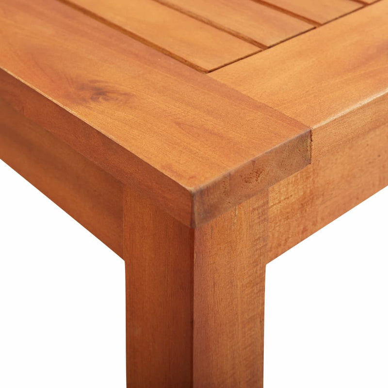 Patio Table 34,6"x34,6"x29.1" Solid Acacia Wood