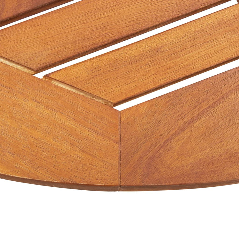 Folding Patio Table 35.4"x29.5" Solid Acacia Wood