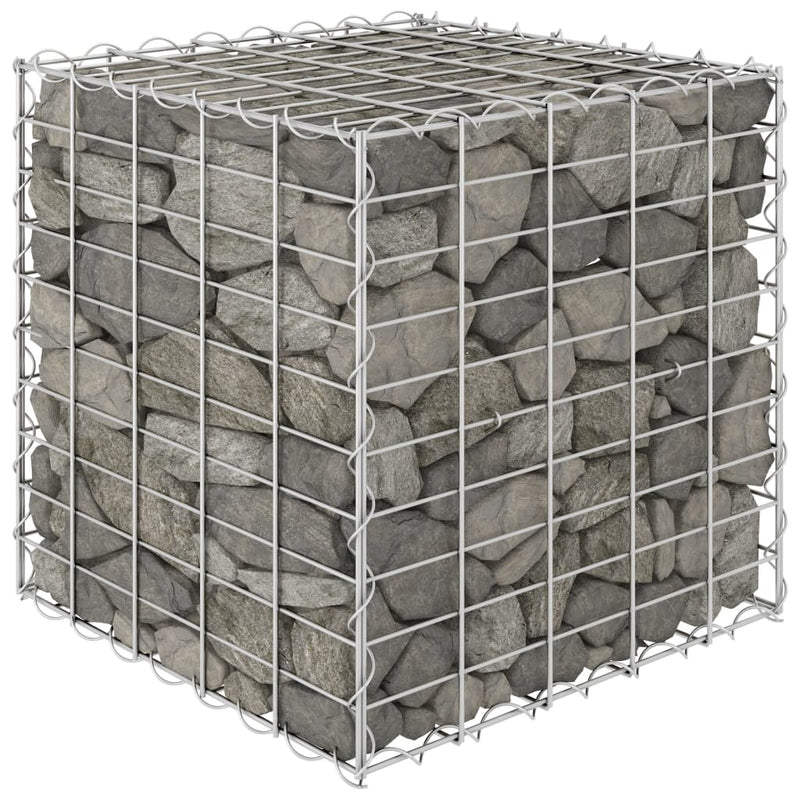 Cube Gabion Raised Bed Steel Wire 19.7"x19.7"x19.7"