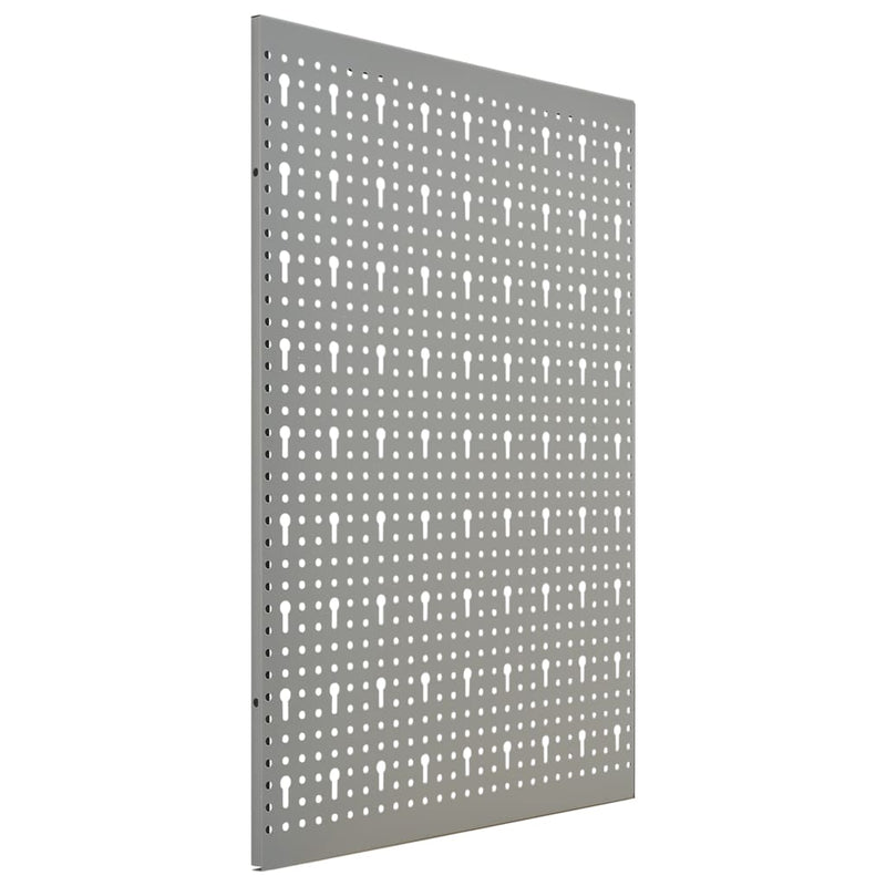 Wall-mounted Peg Boards 4 pcs 15.7"x22.8" Steel