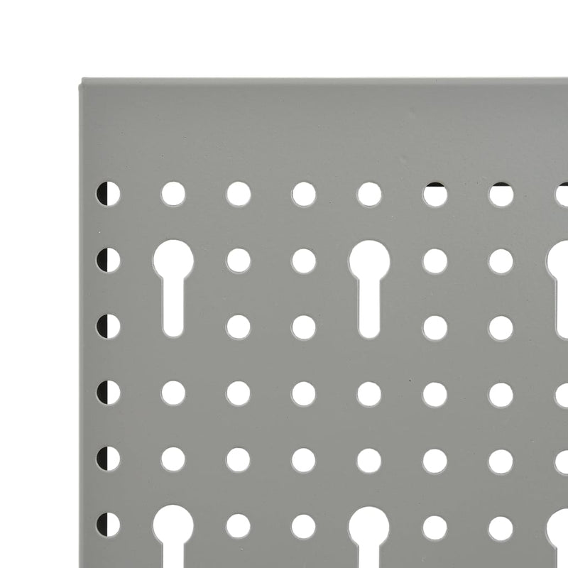 Wall-mounted Peg Boards 4 pcs 15.7"x22.8" Steel