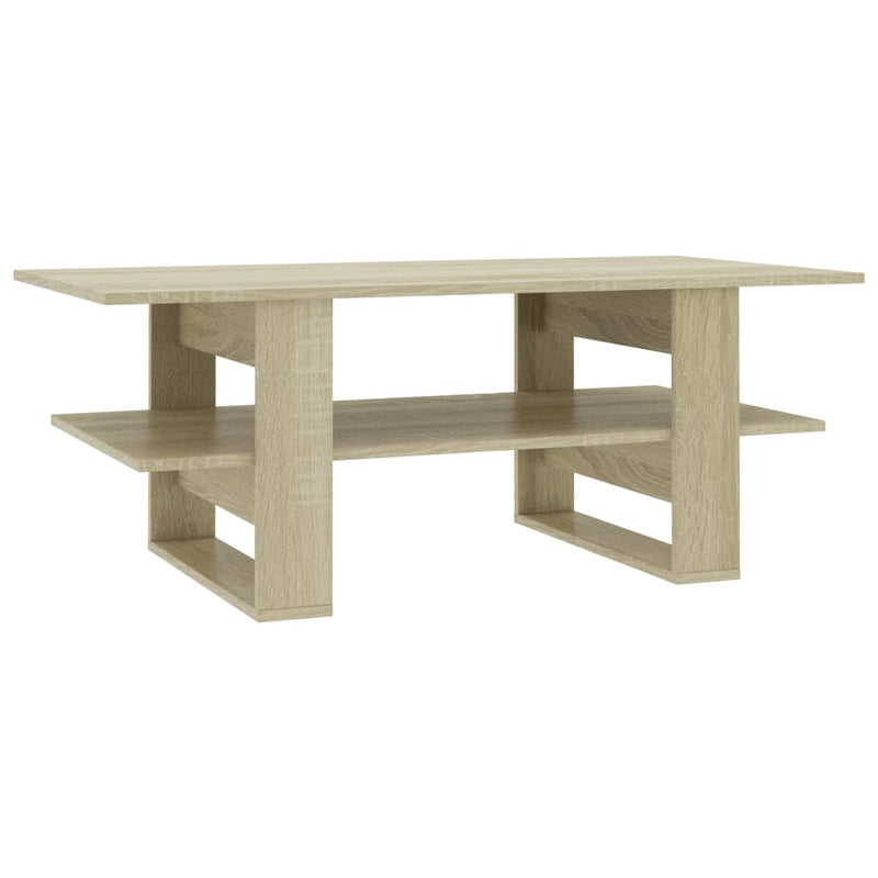 Coffee Table Sonoma Oak 43.3"x21.6"x16.5" Chipboard