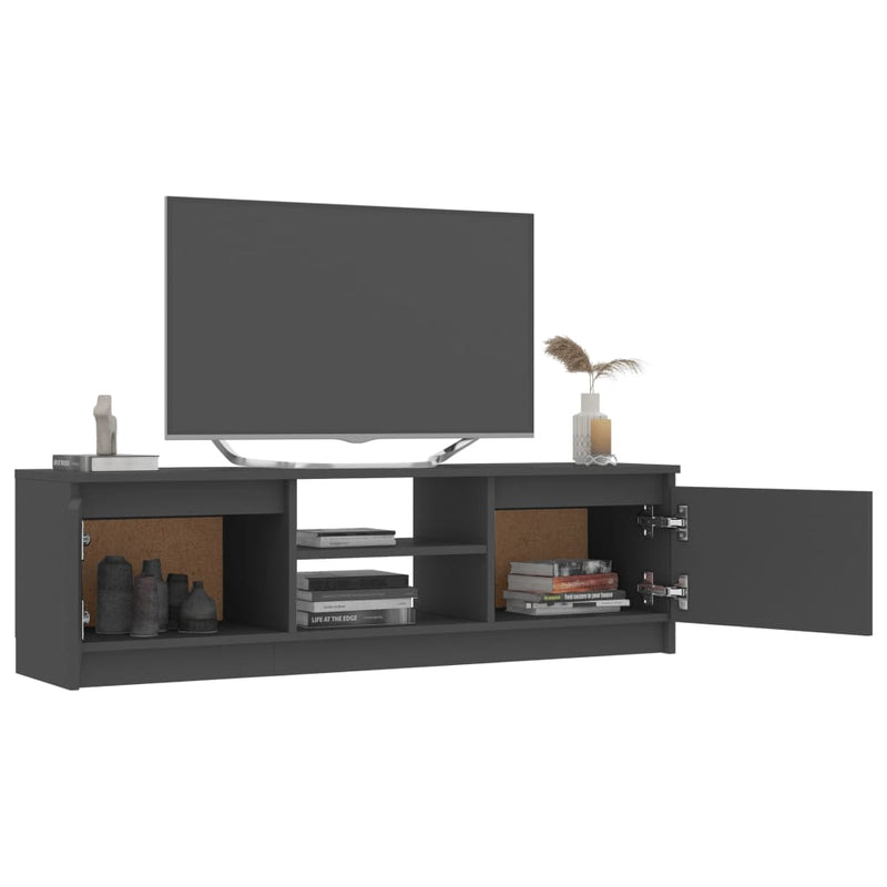 TV Cabinet Gray 47.2"x11.8"x13.9" Chipboard