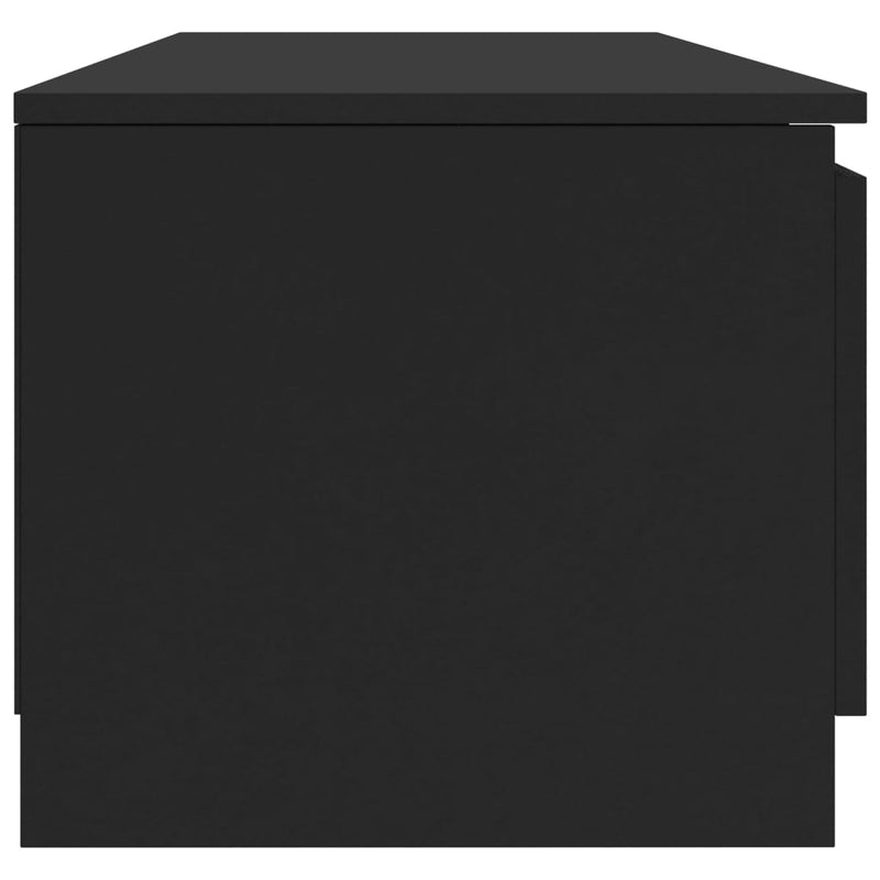 TV Cabinet Black 55.1"x15.7"x14" Chipboard