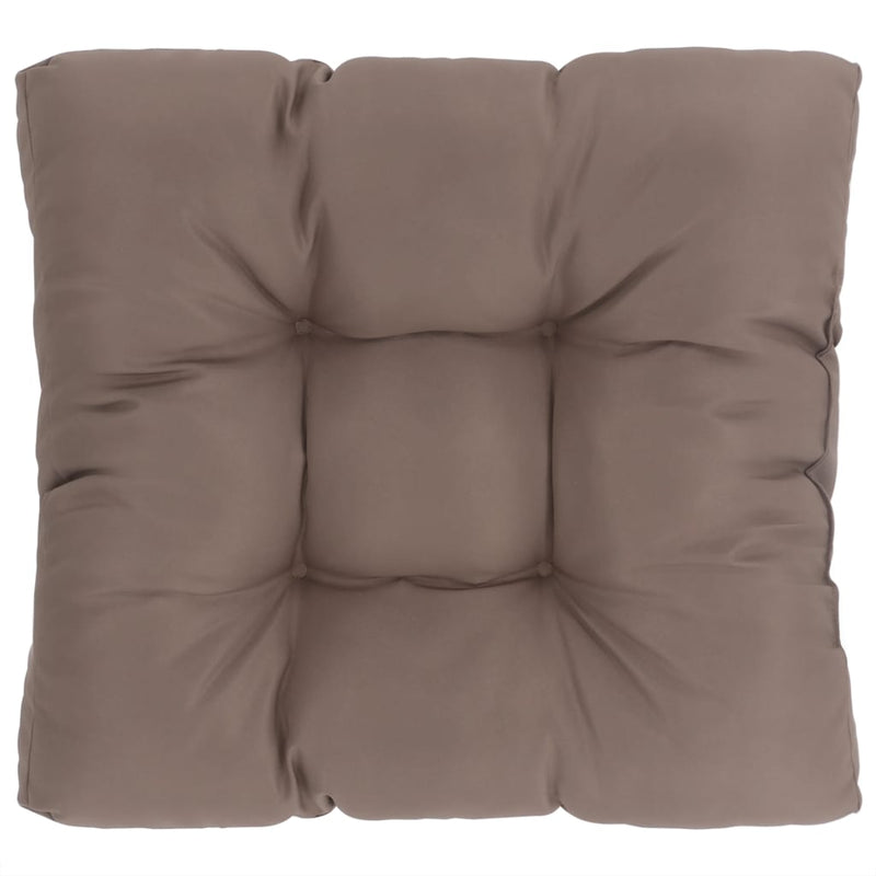 Garden Seat Cushion Taupe 31.5"x31.5"x3.9" Fabric