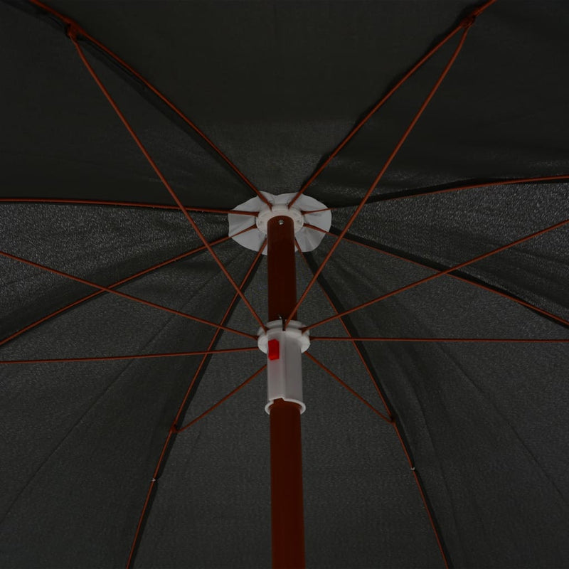 Parasol with Steel Pole 70.9" Anthracite