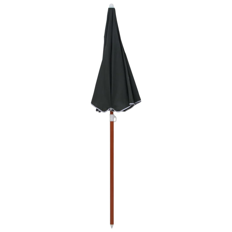 Parasol with Steel Pole 70.9" Anthracite