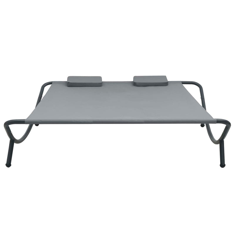 Patio Lounge Bed Fabric Anthracite