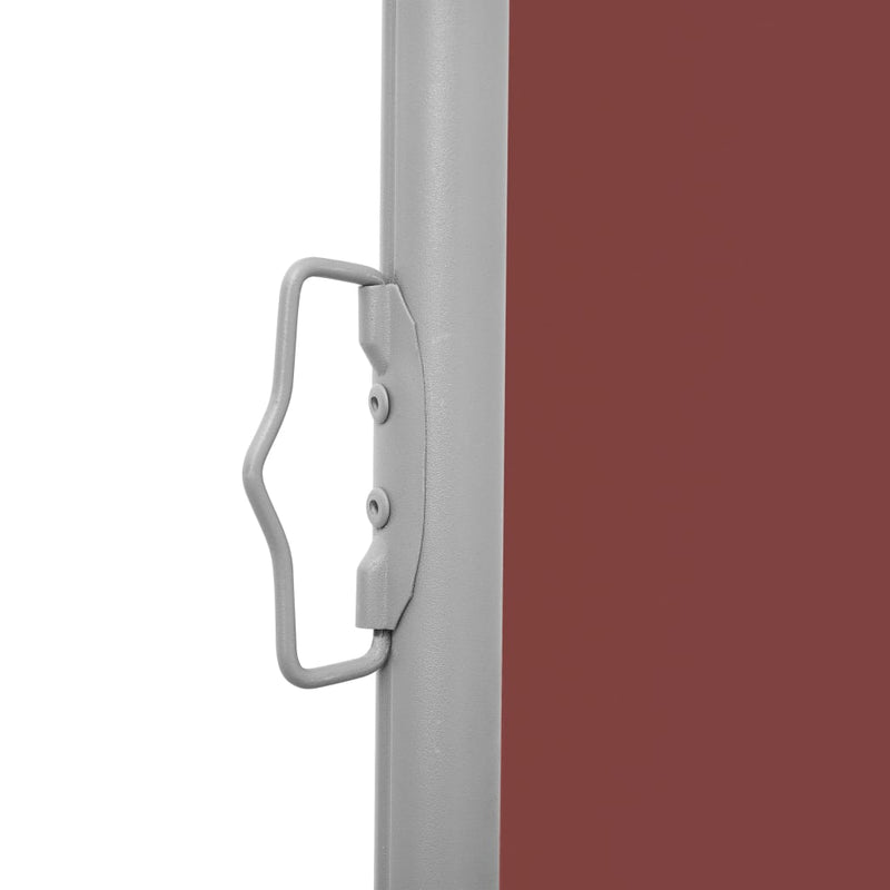 Retractable Side Awning Brown 47.2"x236.2"