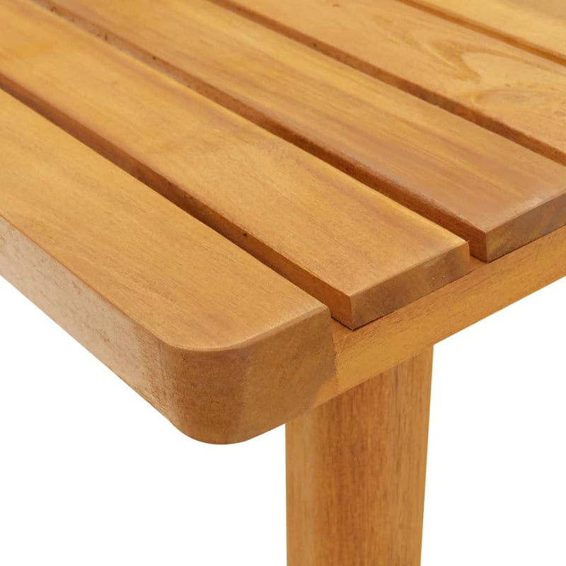 Patio Coffee Table 35.4"x21.7"x13.8" Solid Acacia Wood