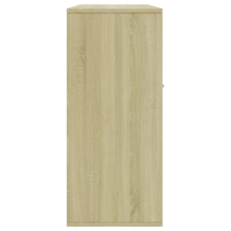 Sideboard Sonoma Oak 34.7"x11.8"x27.6" Chipboard