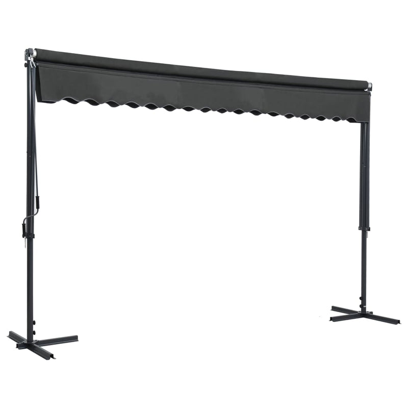 Free Standing Awning 157.5"x118.1" Anthracite