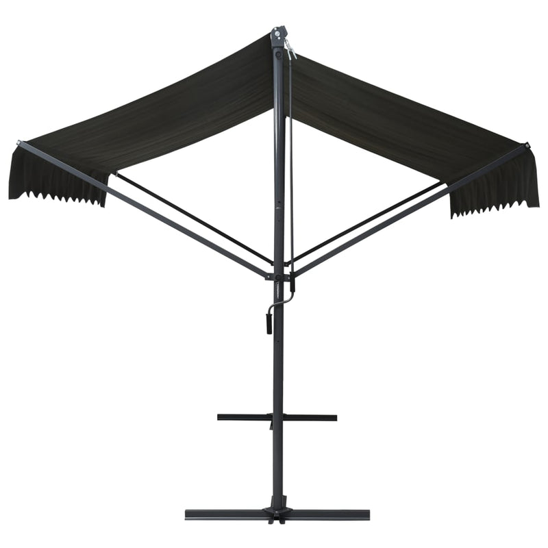 Free Standing Awning 157.5"x118.1" Anthracite
