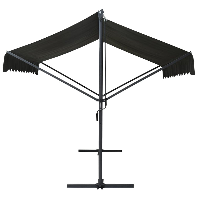 Free Standing Awning 236.2"x118.1" Anthracite