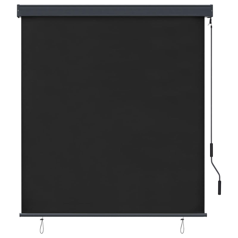 Outdoor Roller Blind 55.1"x98.4" Anthracite