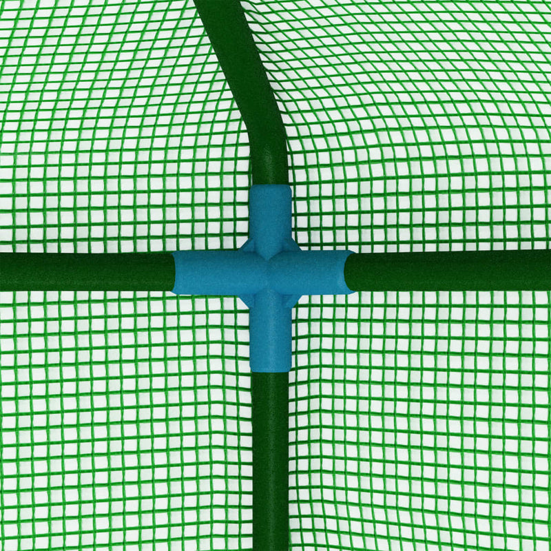Greenhouse with Steel Frame 5.4 ftÂ² 39.4"x19.7"x74.8"