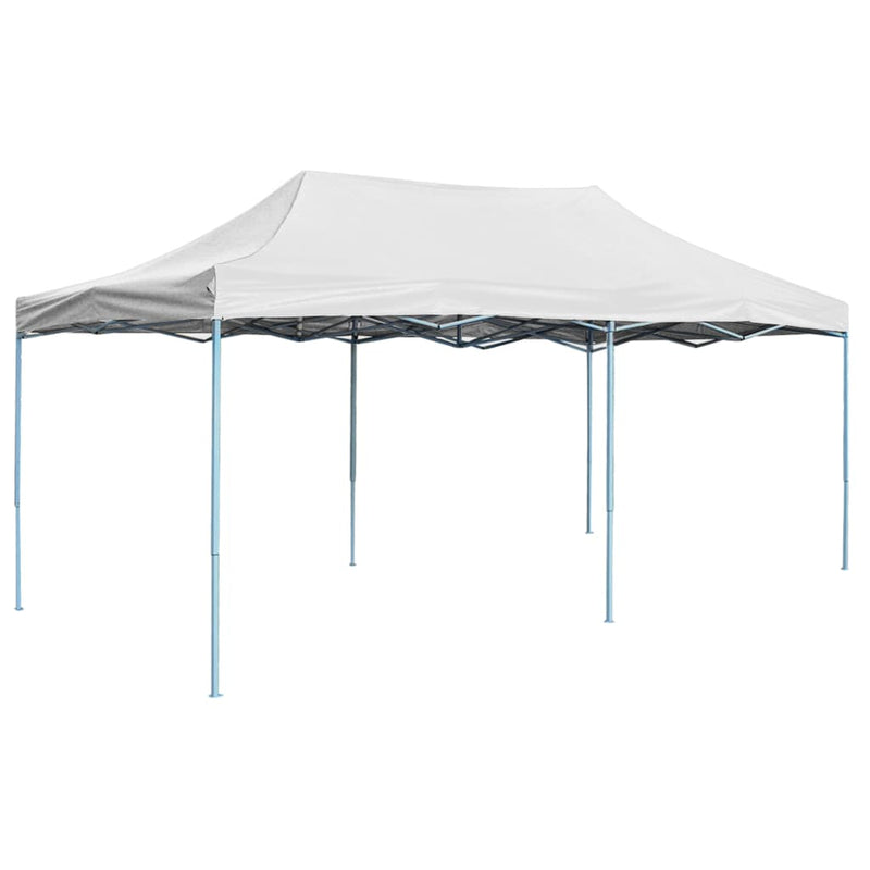 Professional Folding Party Tent 118.1"x236.2" Steel White
