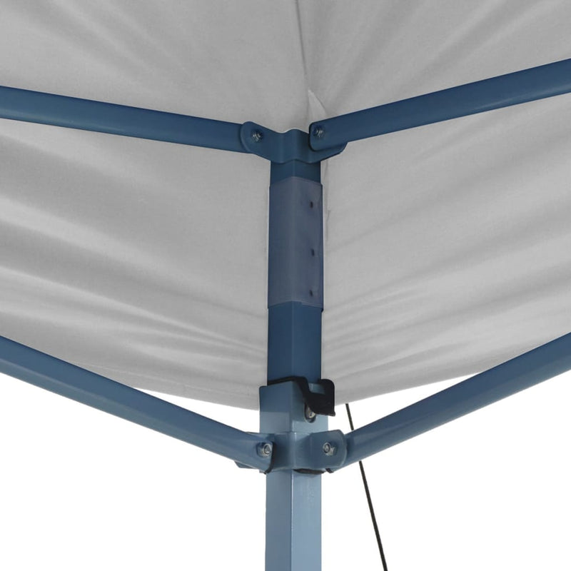 Professional Folding Party Tent 118.1"x236.2" Steel White