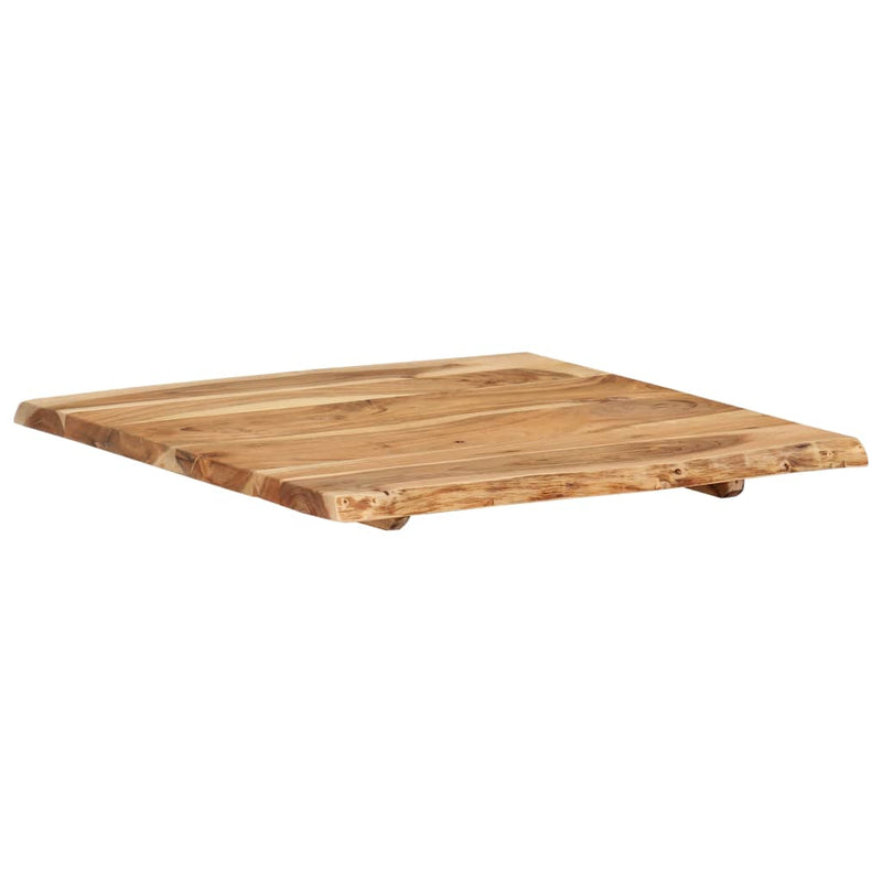 Table Top Solid Acacia Wood 22.8"x(19.7"-23.6")x1"