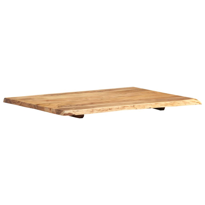 Table Top Solid Acacia Wood 31.5"x(19.7"-23.6")x1"