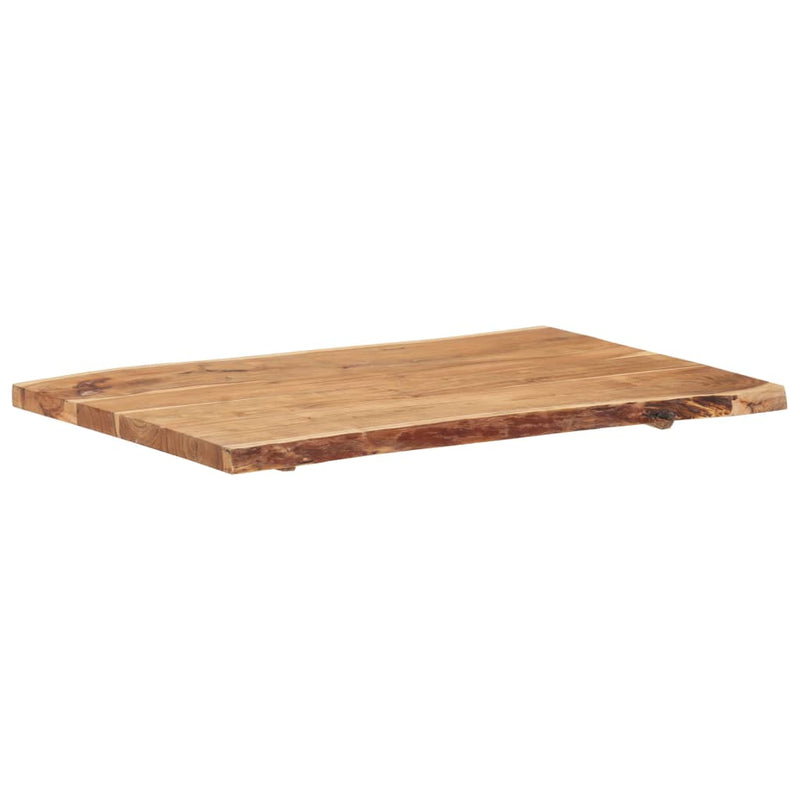 Table Top Solid Acacia Wood 39.4"x(19.7"-23.6")x1.5"