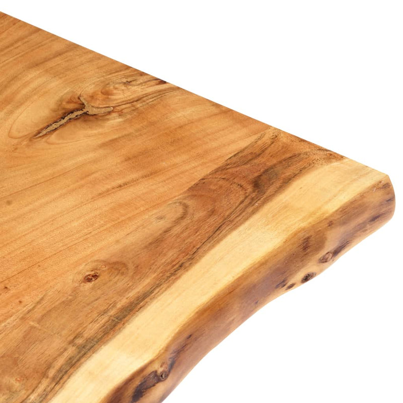 Table Top Solid Acacia Wood 46.5"x(19.7"-23.6")x1"