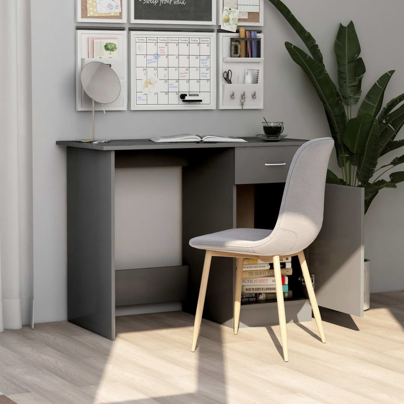Desk Gray 39.4"x19.7"x29.9" Chipboard