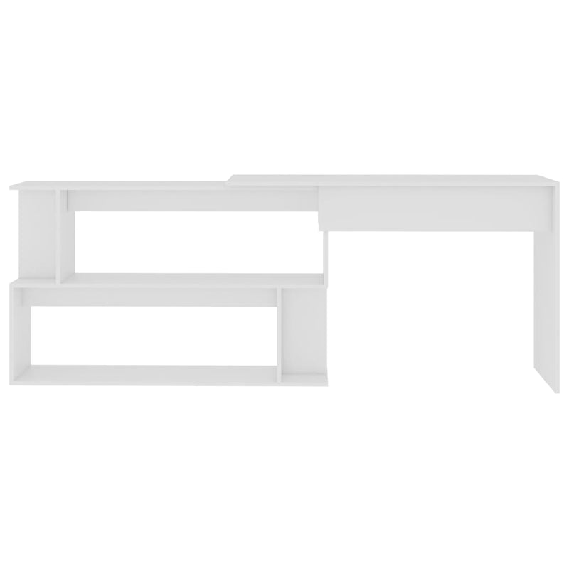 Corner Desk White 47.2"x19.7"x29.9" Chipboard